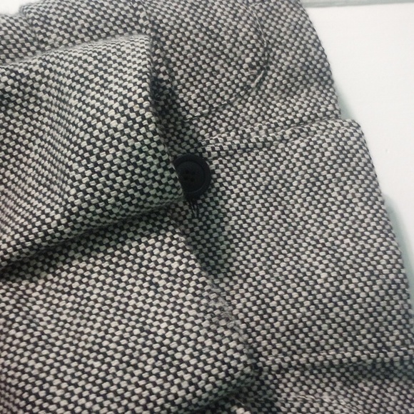Philippe Adec Paris Black and White Micro Checkered Blazer Jacket - Picture 6 of 11